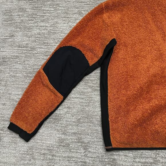 Montura Jacket Mens XL Orange Fleece Full Zip Stand Collar Hiking Outdoor - Picture 7 of 16